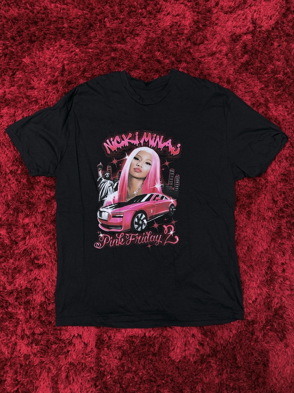 Nicki Minaj Pink Friday 2 Concert Tour Dates Shirt Hip Hop Pop USA